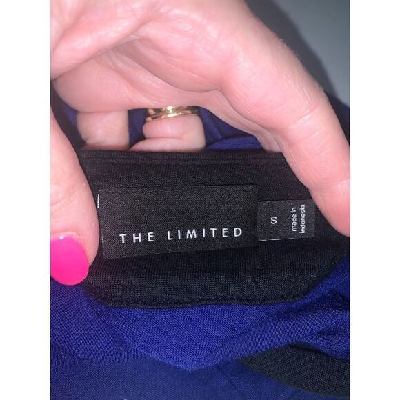 The Limited royal blue black tank top small - Picture 5 of 7